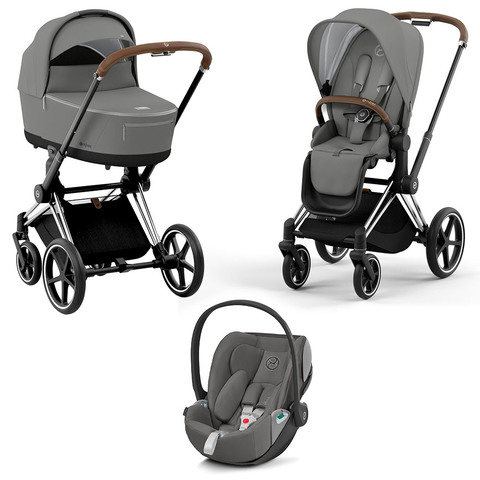 Детская коляска Cybex Priam IV 3 в 1 Soho Grey