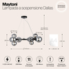 Подвесной светильник Maytoni Dallas MOD545PL-11B