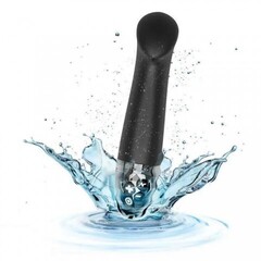 Вибратор Mystim Right on Ron с электростимуляцией, черный