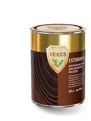 VERES OIL EXTERIOR/ВЕРЕС ОЙЛ ЭКСТЕРИОР масло для деревянных поверхностей для наружных работ