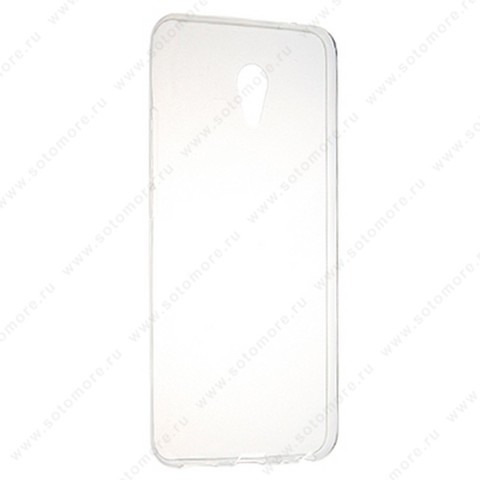 Накладка силиконовая ультра-тонкая для Meizu MX6 прозрачная