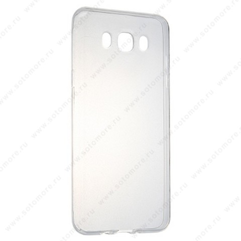Накладка силиконовая ультра-тонкая для Samsung Galaxy J7 J710 2016 прозрачная