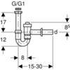 Сифон Geberit 152.861.11.1