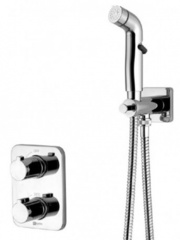 Смеситель термостатический с гигиеническим душем, встраиваемый Lemark Yeti - LM7820С
