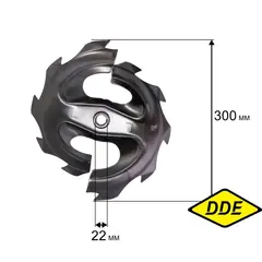 Шнек DDE снегоотбрасывателя ST5556L /6562L /6556L /8064L (162)  /ST9070L (219) левый (одна (SJ-067A)