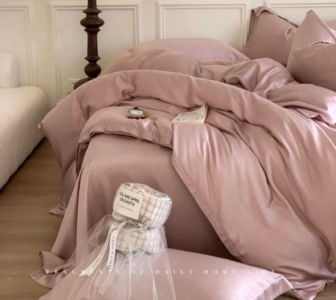 Комплект Полуторка Тенсель Темная пудра