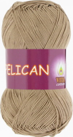 Пряжа Pelican (Vita cotton) 3954 Бежевый