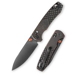 Складной туристический нож TRIVISA Dragonfly-Cu клинок 14C28N рукоять медь (черный-черный)