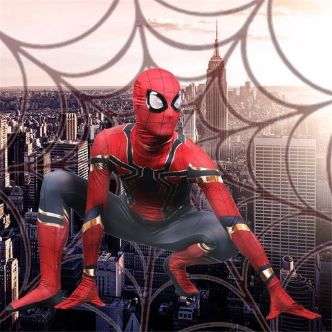 Марвел Мстители Война Бесконечности костюм взрослый Железный паук