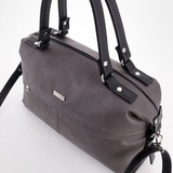 Сумка Саломея 110 итальянский серый + черный