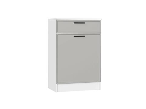 Тумба Стиль ТБ-601 с ящиком Grey Silk Белый