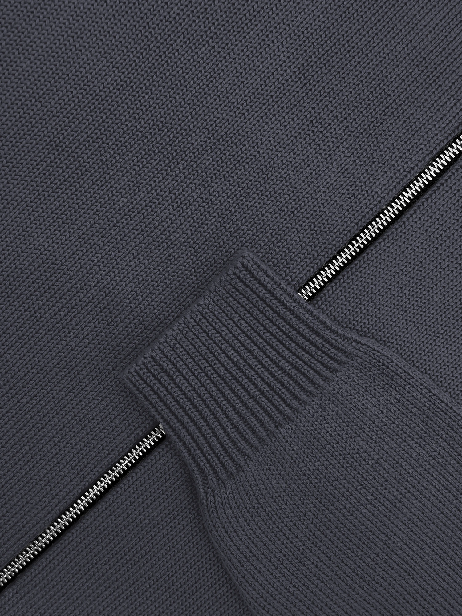 Толстовка на замке из экохлопка