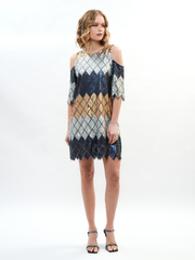 Платье женское в пайетках