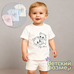 Футболка микс