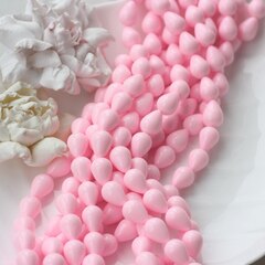 Майорка Капля, зефирно-розовая 10*14 мм, 1 нить, МА211