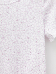 сорочка  для девочки  К 1180/нежно-лавандовый,лепестки цветов