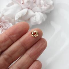 Бусина спейсер, 7,8 мм, позолота, П621