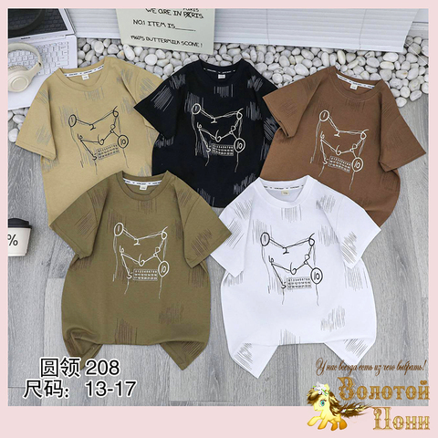 Футболка хлопок м (5-9) 260119-SL6112