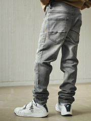 020_ДО24 Джинсы (брюки), серый