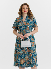 4536 Халат на пуговицах