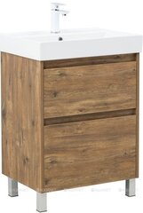 Aquanet 348191 Тумба с раковиной Nova Lite 2.0 60 напольная цв. дуб рустикальный (348191) фото