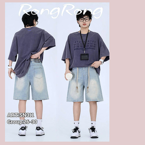 Шорты/Бриджи джинс м (140-170) 260313-R-SN311