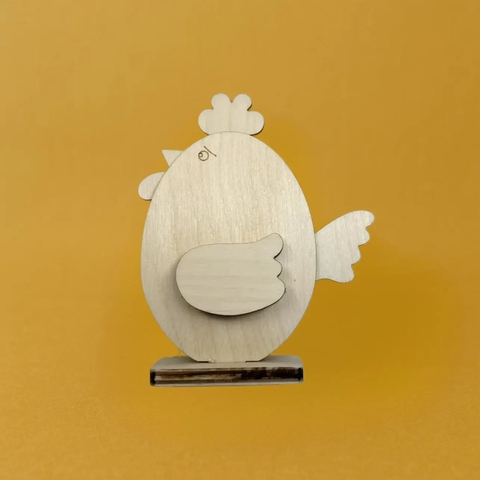 Цыпа  с кармашком  ,11см , фанера