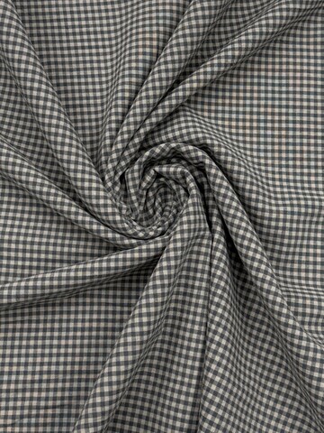 Хлопок вареный 250 см, клетка пыльно-зеленая, 0,2 см