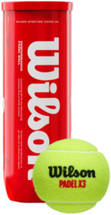 Мячи для падела Wilson X3 Padel Ball (3 мяча в банке)