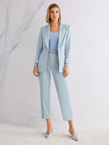 Marc Cain Костюм классический летний на основе вискозы с добавлением эластомультиэстера