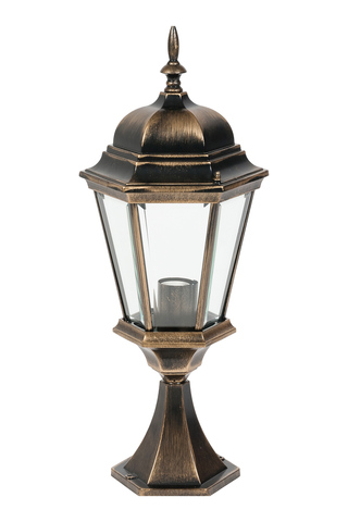 Фонарь уличный ASTORIA 2 91404L Gb Черный с золотой патиной