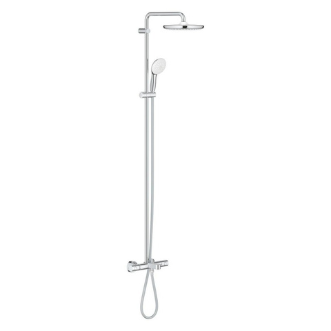 GROHE Tempesta 26672001 Душевая система с термостатом для настенного монтажа, хром (замена арт. 26672000)
