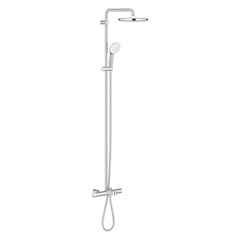 GROHE Tempesta 26672001 Душевая система с термостатом для настенного монтажа, хром (замена арт. 26672000) фото