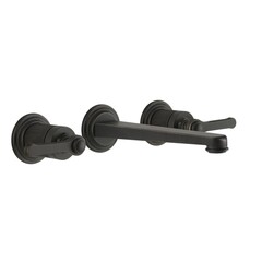 Gessi 65091#187 Venti20 Смеситель для раковины настенный, встраиваемый, излив 201 мм., внешняя часть, цвет: Aged Bronze фото