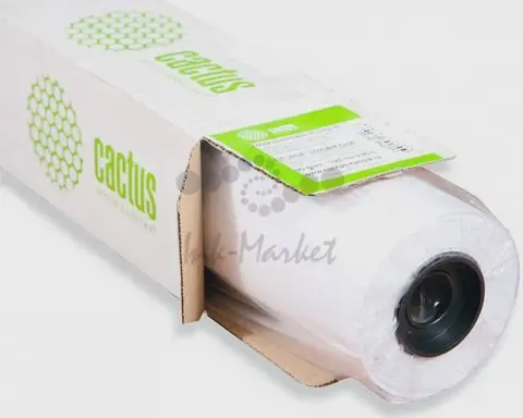 Бумага Cactus Eco CS-LFP80-1067457E 42"(A0+) 1067мм-45.7м/80г/м2/белый CIE155% для струйной печати втулка:50.8мм (2") (упак.:1рул)
