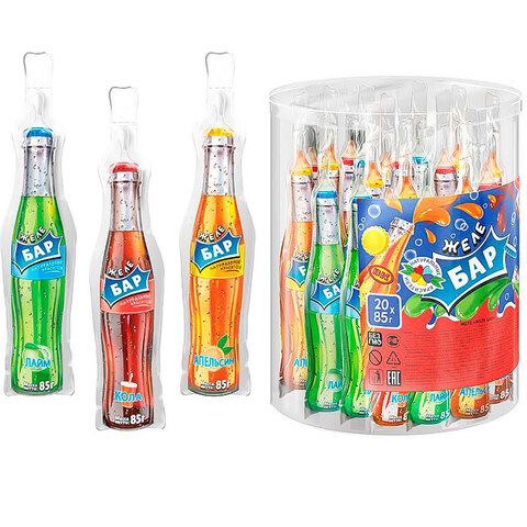 Желе Желе Бар 1кор*6бл*20шт, 85гр
