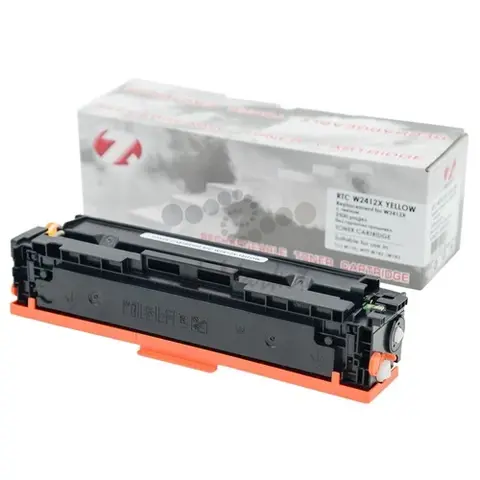 Тонер-картридж HP Color LJ M155/M182 W2412X Yellow (2.5k). 7Q без гарантии прошивки