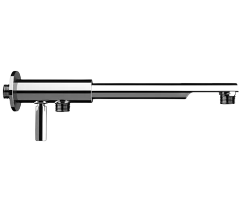 REMER N348ND30 Отвод для душа на стену с переключателем и отводом для подключения душевого шланга 30см shower arms