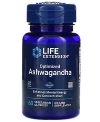 Life extension, оптимизированный экстракт ашваганды, 60 вегетарианских капсул