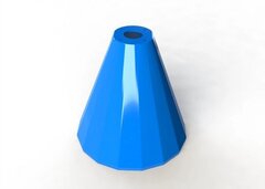 Основание для стульев и столов непрозрачное усиленное, цвет синий