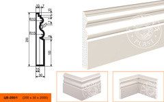 Молдинг цокольный ЦB-200/1