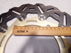 Передние тормозные диски ARASHI для KAWASAKI NINJA 650 / EX 650 ABS / Z 650 ABS 17-22 г.в. Золотой