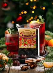 Мармелад ягодный Глинтвейн / брусника, вишня  / подложка / 165 г / ТМ Сибирский кедр