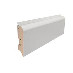 Плинтус МДФ с мягким краем Smartprofile Hide 68М белый под покраску 16x68х2400 мм