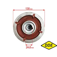 Крыльчатка помпы DDE PTR80H/K, крепление шпонка, к/в 25,4 мм (80SP-017-1)