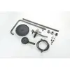 Aquatek AQ2740BGM AQ2740BGM ЛУГАНО душевая система (смеситель для ванны) 255 мм, оружейная сталь (шлиф. черный хром)