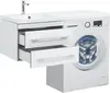 Aquanet 239789 Тумба с раковиной Верона 120 L подвесная 2 ящика цв.белый (239789)