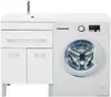 Aquanet 239947 Тумба с раковиной Верона 120 L напольная 1 ящ. 2 дв. цв.белый (239947)