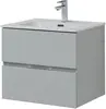 Aquanet 274127 Тумба с раковиной Алвита new 60 2 ящ. цв. серый (274127)