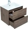 Aquanet 298572 Тумба с раковиной Lino 60 (Flat) Дуб Веллингтон (298572)